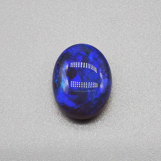 3.8cts Black crystal Opal with blue-purple color play and lots of depth