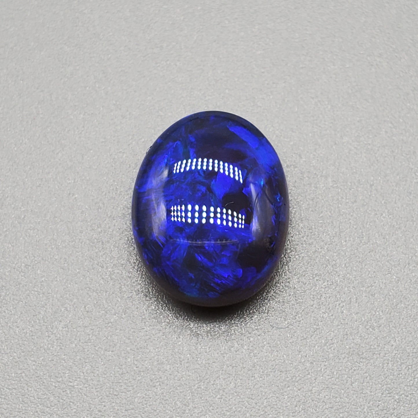 3.8cts Black crystal Opal with blue-purple color play and lots of depth