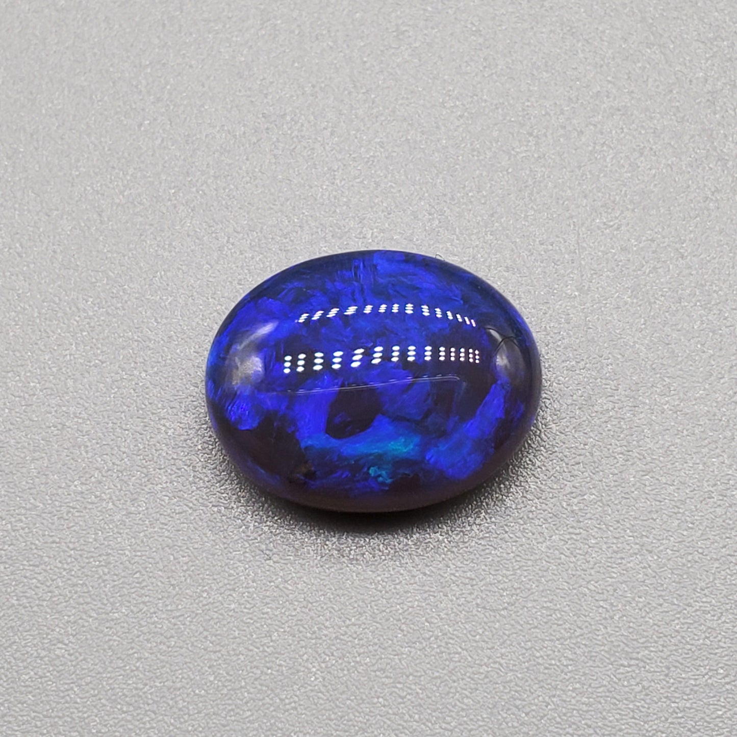 3.8cts Black crystal Opal with blue-purple color play and lots of depth