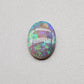 1.3cts  Semi Black Opal with Green-Blue mixed patterns and a translucent dark base