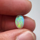 1.7cts Dark opal with a springtime pallet of yellows, greens and light blue