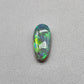 2.3ct Dark opal with gold-green color play and lovely pattern