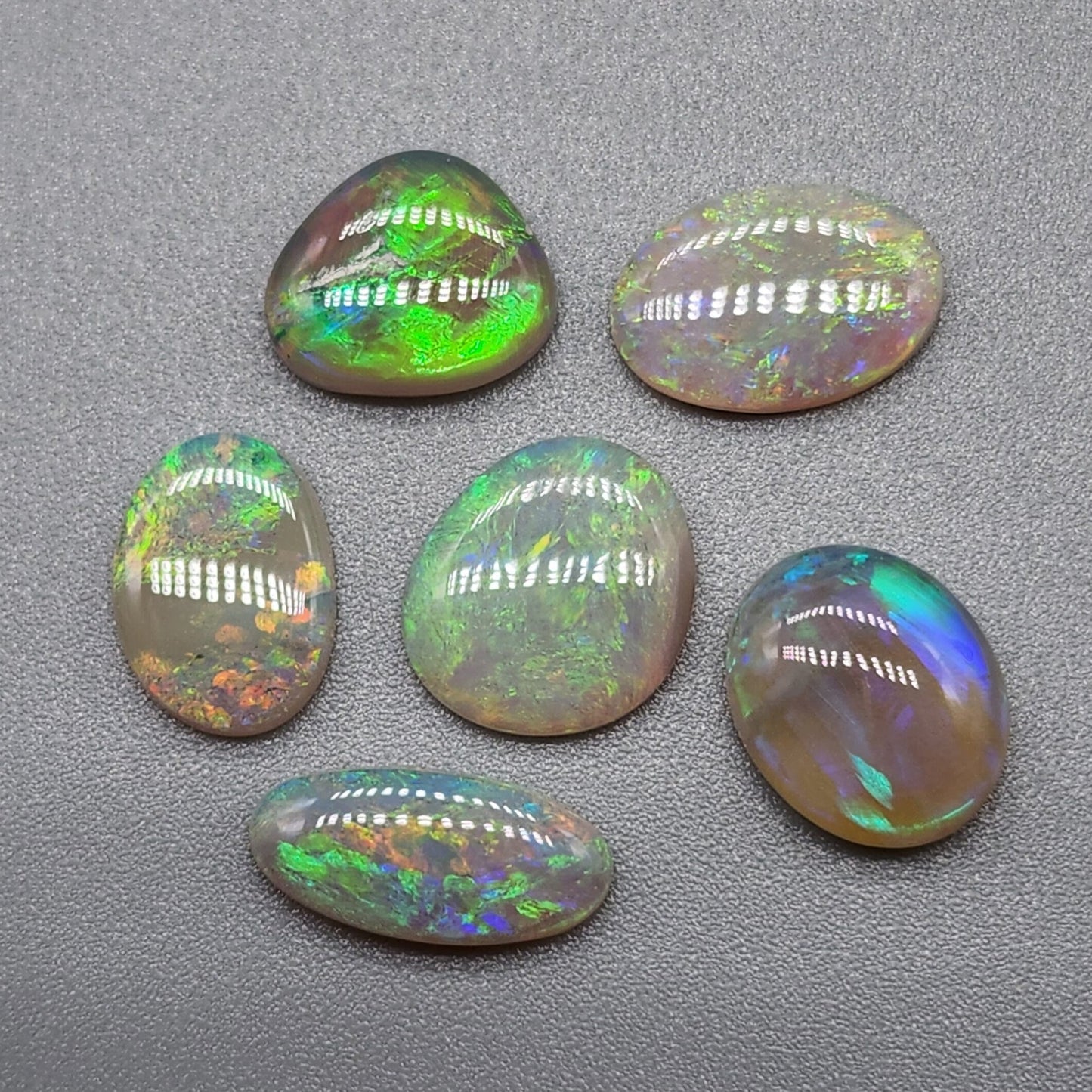 Assorted selection of Dark opals