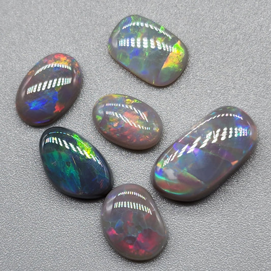 Assorted selection of Dark opals and Black opals