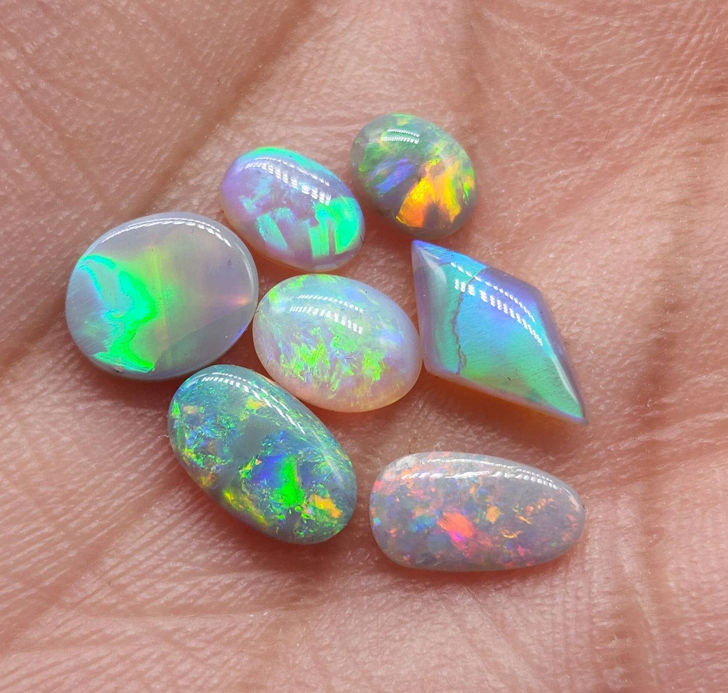 Assorted selection of Dark opals