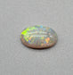 2.4cts dark opal with a yellow multicolor pallet and mixed patterns