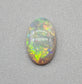 2.4cts dark opal with a yellow multicolor pallet and mixed patterns