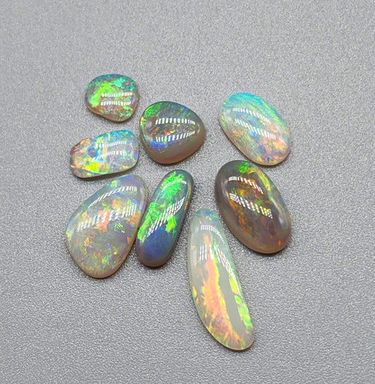 Assorted freeform Crystal/ Dark opals