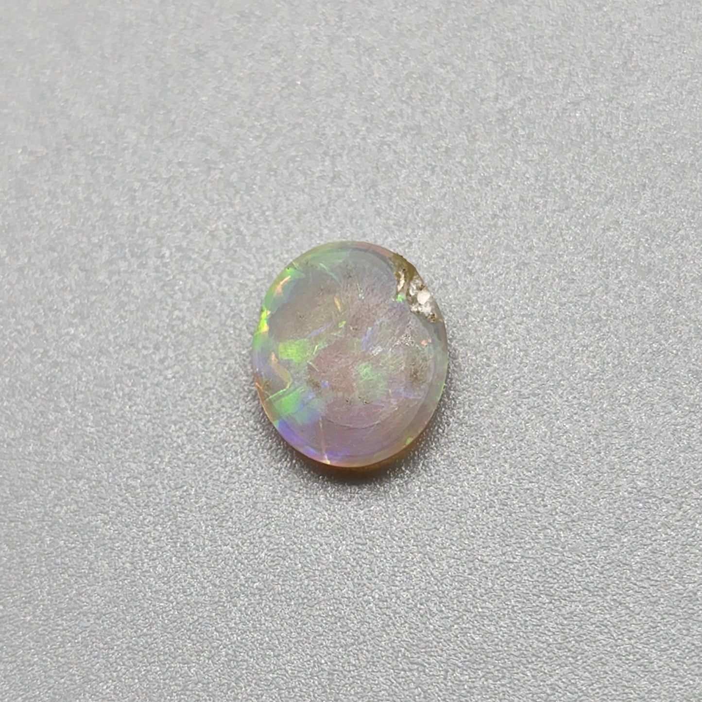 0.95cts Dark Opal with vivid blocky multi color pattern