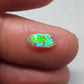 0.5ct Dark Opal with vivid green flash and hints of blue