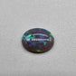 2.9cts Black Opal with organic green patterning and hints of blue.