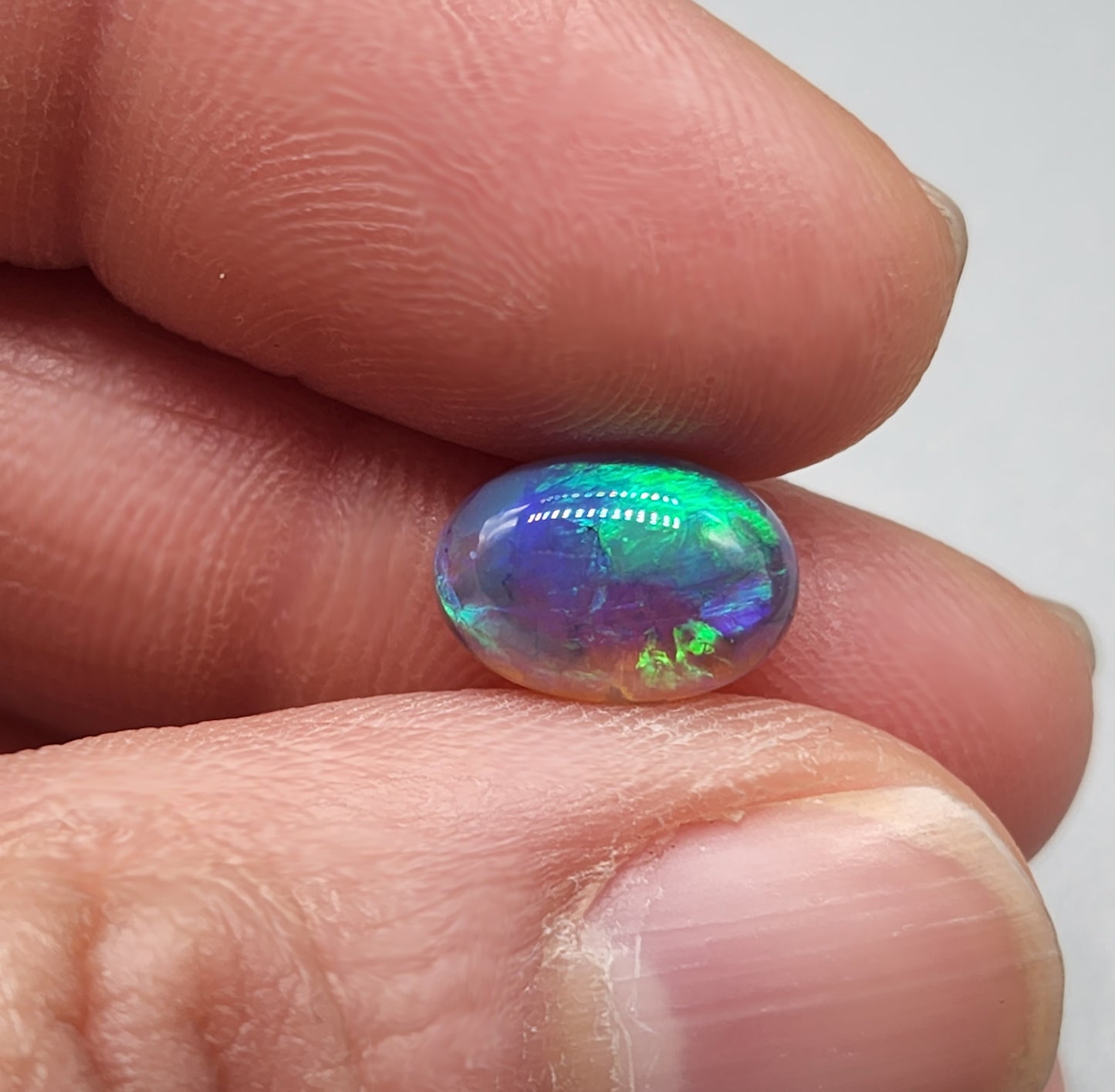 2.4cts Crystal Opal with blue green color pallet and lots of depth