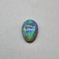 2.7cts Dark opal with bright, minty blue-green color play and well organized patterning