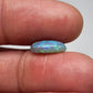 2.7cts Dark opal with bright, minty blue-green color play and well organized patterning