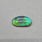 1.1cts Dark opal with vivid multi tone Green flash