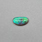 1.1cts Dark opal with vivid multi tone Green flash