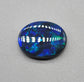 9.9cts  large Black Opal with dark earthy blues and greens and a pitch black body tone of n1-2