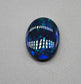 9.9cts  large Black Opal with dark earthy blues and greens and a pitch black body tone of n1-2