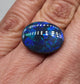 9.9cts  large Black Opal with dark earthy blues and greens and a pitch black body tone of n1-2