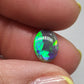 1.6cts Black Opal with a vivid green/blue color pallet and sharp aesthetic pattern