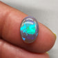 3cts Black Opal with fantastic chaff pattern with a minty green color pallet