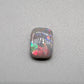 1.75cts dark opal with pink-multicolor and good color dispersal on a soft cushion cut