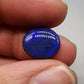 4.9cts Black Opal with well dispersed royal blue play of color