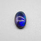 1.85cts  Black Crystal Opal with vivid but directional purple-blue  color play