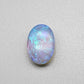 a fantastic 2.9cts Crystal Opal with pastel blues and greens and and play of color all the way through the stone giving it a lovely depth