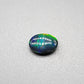 .80cts Black Opal with a Green Gold Ribbon Pattern Crossing the Stone