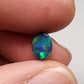 .80cts Black Opal with a Green Gold Ribbon Pattern Crossing the Stone