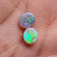 Assorted Dark opals with minty green-blue color play and lovely pattern dispersal