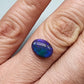 1.55cts Black Opal with small flash pattern and a galactic color scheme of blues and greens